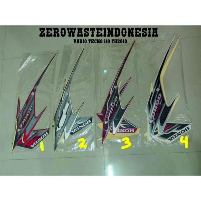 PROMO STICKER STIKER STRIPING LIS BODY MOTOR HONDA VARIO TECNO 110 2010