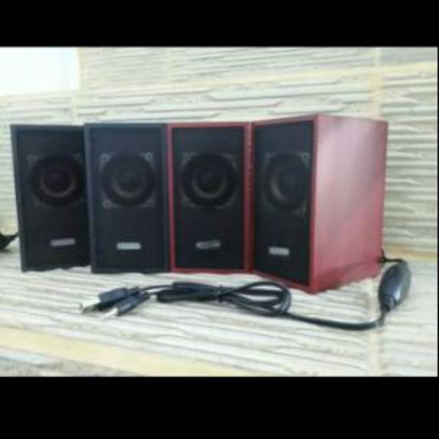 Speaker fleco f-016 USB / speaker lapto atau komputer f-016