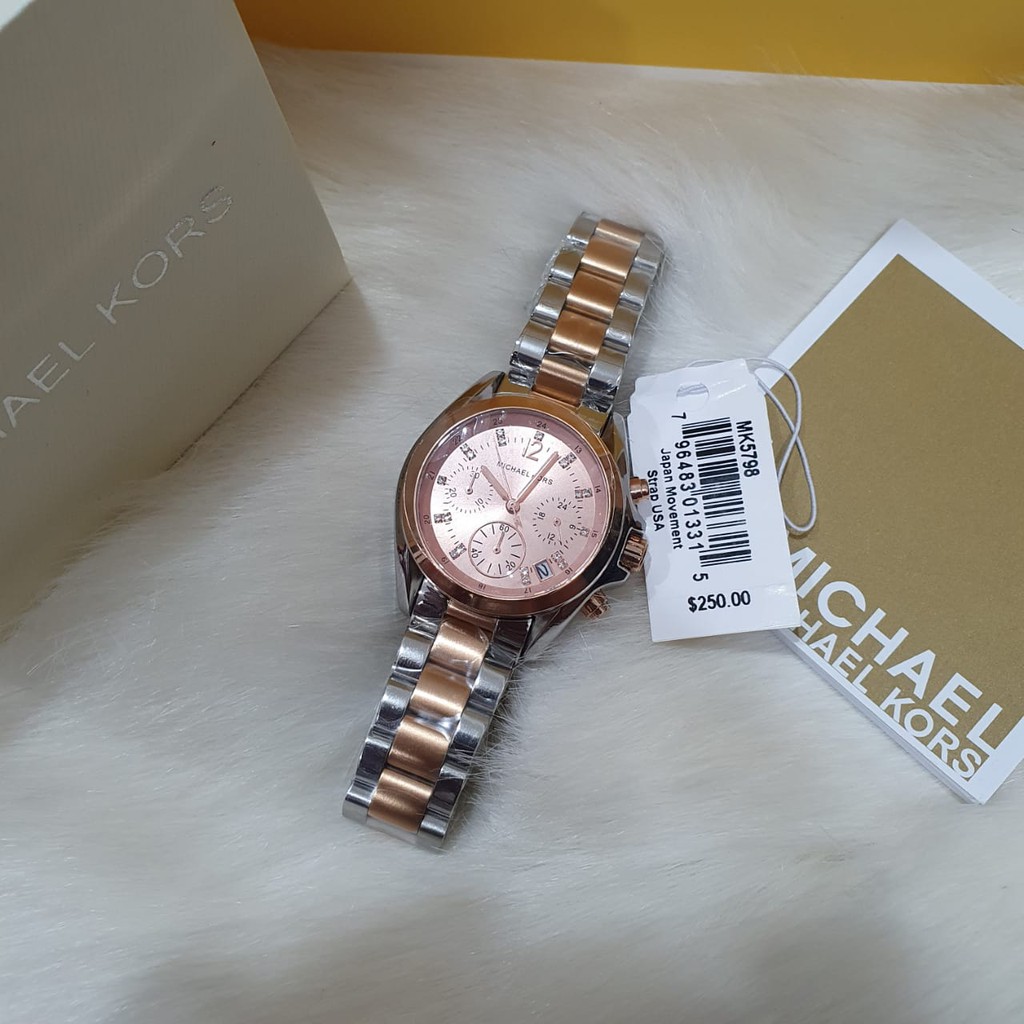 JAM TANGAN PRIA WANITA | RANTAI | KULIT | KARET | MURAH | WANITA MICHAEL KORS MK 5798 DIAL PINK STRA