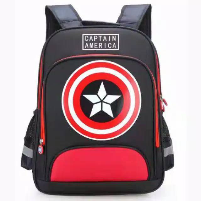 TAS RANSEL CAPTAIN AMERIKA IMPORT/TAS RANSEL ANAK LAKI LAKI MARVEL/TAS ANAK COWOK CAPTAIN AMERIKA SD