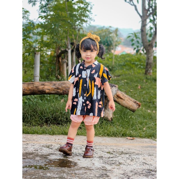 One Set Anak - One Set Rayon - Setelan Anak Perempuan - Setelan Anakn Rayon - Baju Anak Perempuan