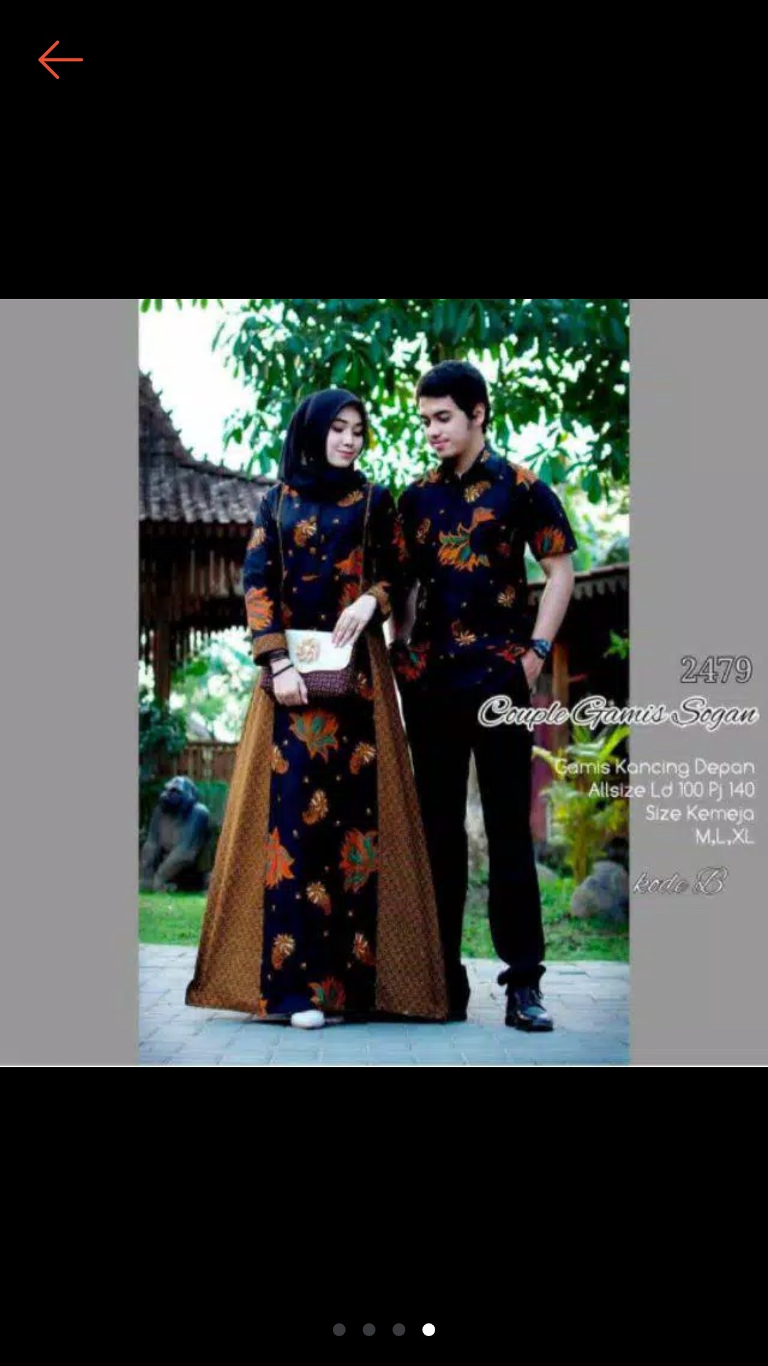 Cp Gamis Batik Manggar, Padi, Sekar, Kupu, Kubis, Daun