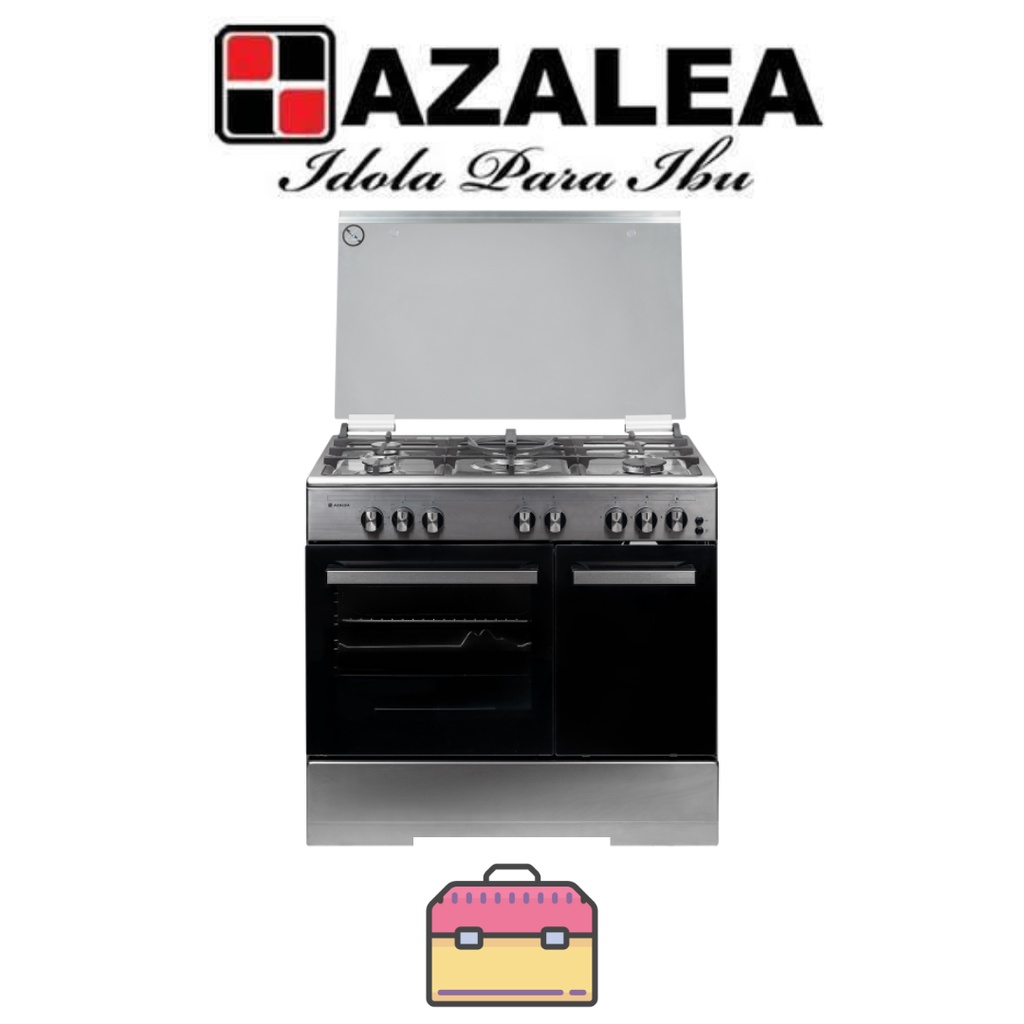 Azalea PORTOFINO Kompor Gas Free Standing 5 Tungku Stainless Steel