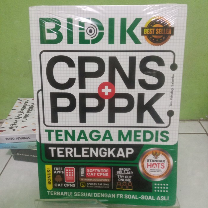 

GRATIS ONGKIR BUKU BEST SELLER BIDIK CPNS+PPPK TENAGA MEDIS TERLENGKAP