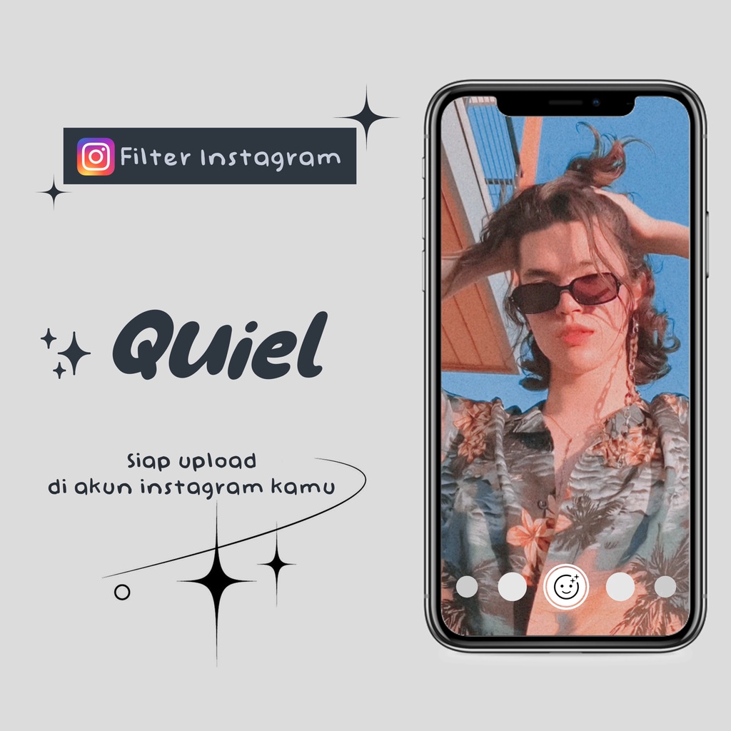 FILTER INSTAGRAM - QUIEL ( by @username kamu &amp; Nama Filter Bisa Diubah)