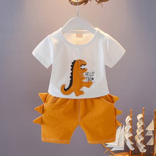 BOBORA Setelan Kaos  T Shirt Anak Laki laki Lengan Pendek  BOBORA Setelan Kaos  T Shirt Anak Laki laki Lengan Pendek