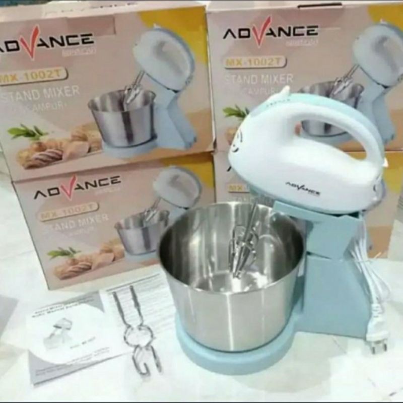 Stand Mixer ADVANCE MX 1002 T Stainless Bowl - 3 Liter - 5 Speed