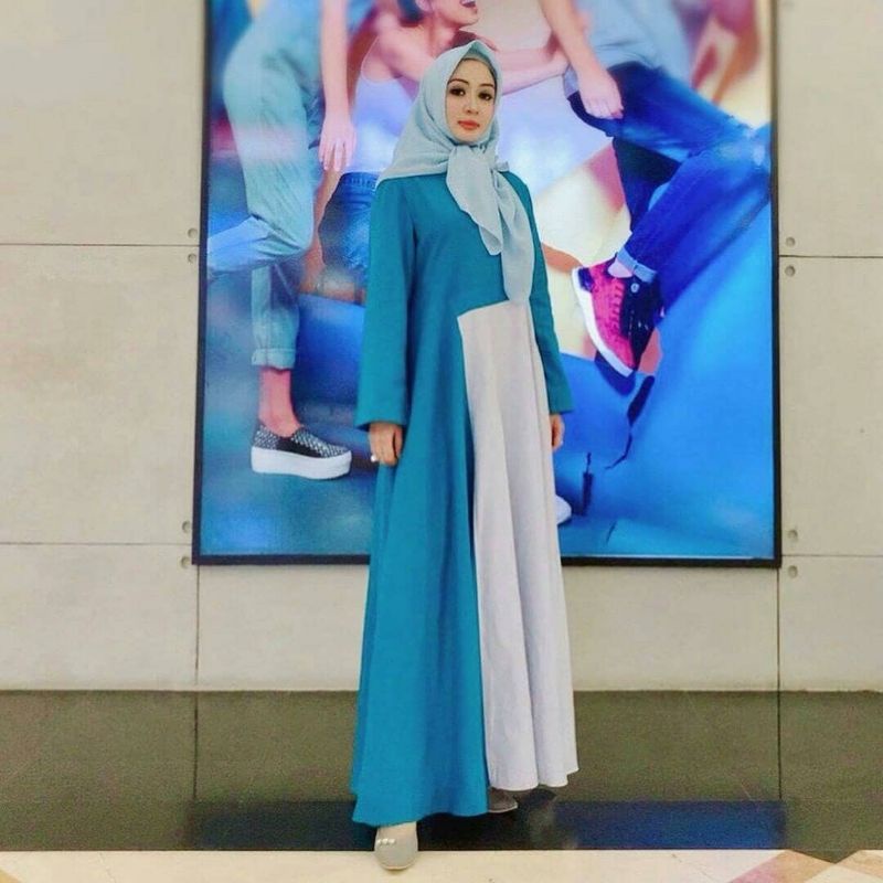 gamis nira premium jahitan Butik limited edition jumbo size fit to XL xxl elegan kantor resmi santai