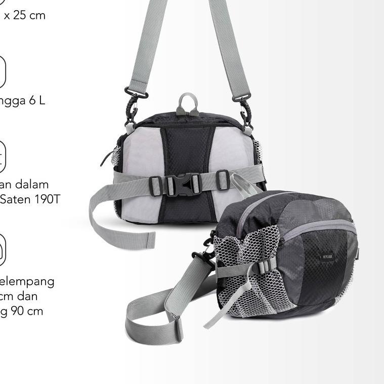 Tas Pria Selempang Wb Tracking Outdoor Waistbag Pinggang Distro Slempang Original