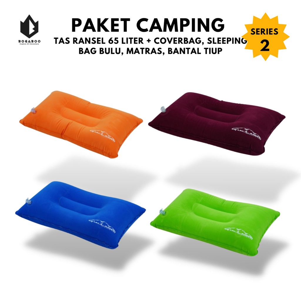 Paket Hemat Series 2 - Paket Carier Patrol 65L - Paket Mendaki Lengkap