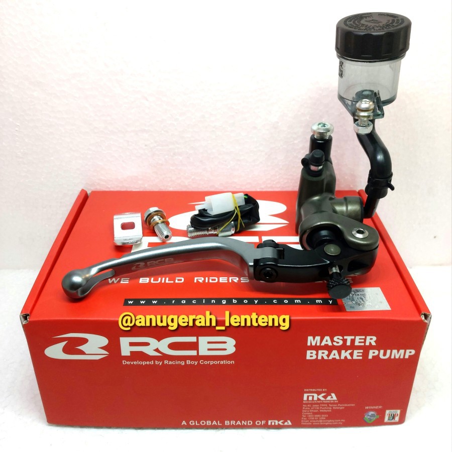 Master Rem Kanan / Master Brake Pump RCB S1 Radial 17 MM Titanium