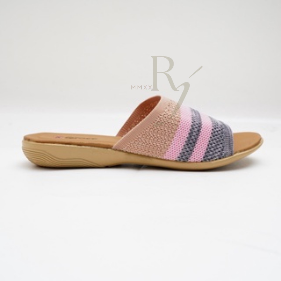 GRACE [AURORA SELOP] /Sandal Teplek Wanita Distro Selop Rajut elastis Flat/ Sandal Slop Karet Rajut Cewek