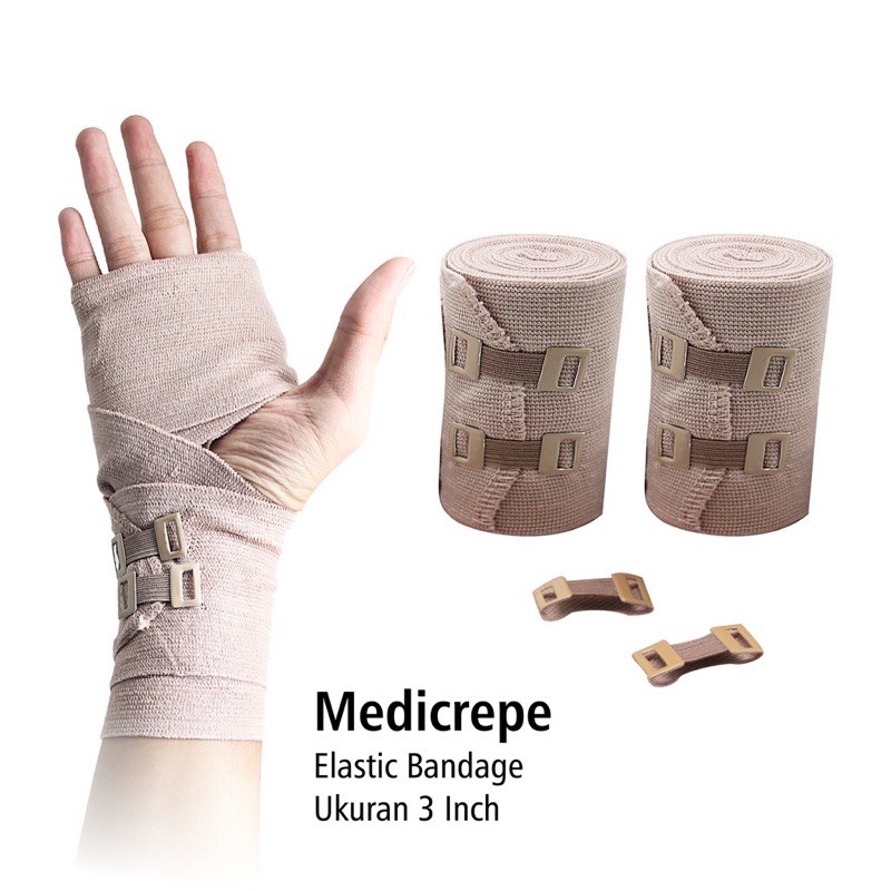 Medicrepe Elastis Bandage / Perban Elastis 3inch Onemed