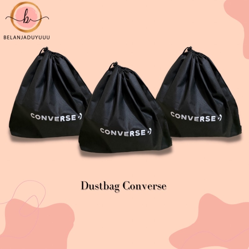 CONVERSE Dustbag Bahan Spoundbun Pengganti Sarung Tas Pelindung Debu Dust Bag DB Branded