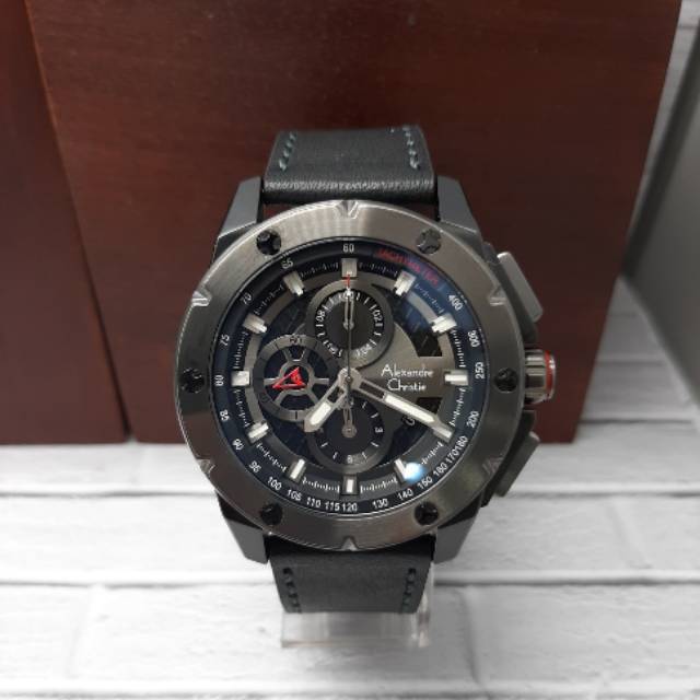 ALEXANDRE CHRISTIE PRIA AC 6549 MC ORIGINAL ( BLACK DARK GREY )