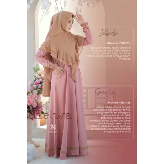 READY STOK GAMIS HELWA BY NARARYA // NARARYA PREMIUM // GAMIS SYAR'I // GAMIS ORIGINAL // GAMIS SET