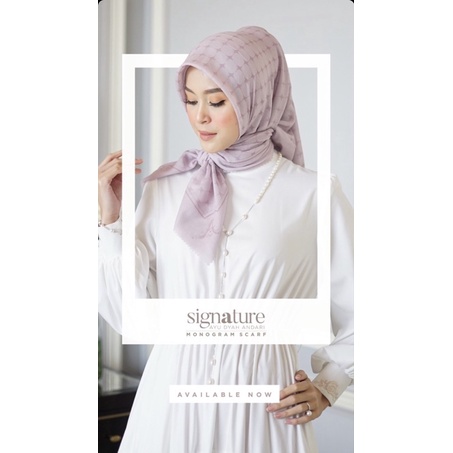 ✨Monogram Scarf✨ | By Ayu Dyah Andari (Original)