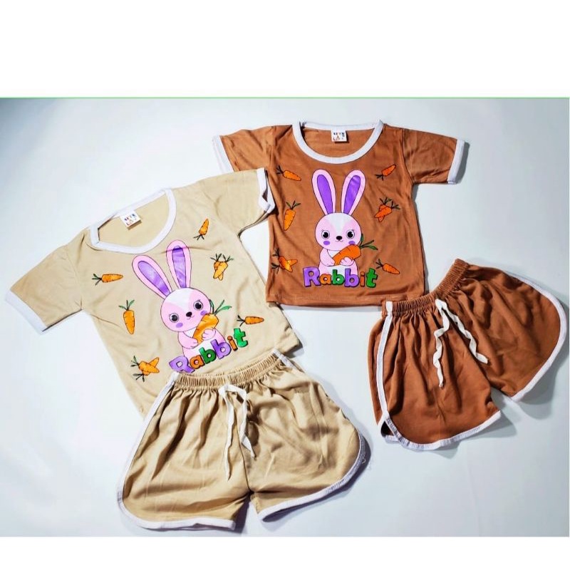 baju anak karakter kartun KELINCI RABBIT