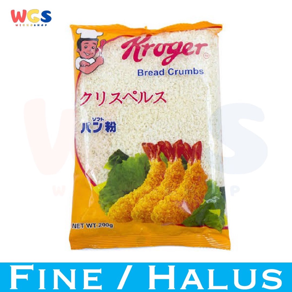 Kroger Traditional Fine Bread Crumbs 200gr - Tepung Roti Halus