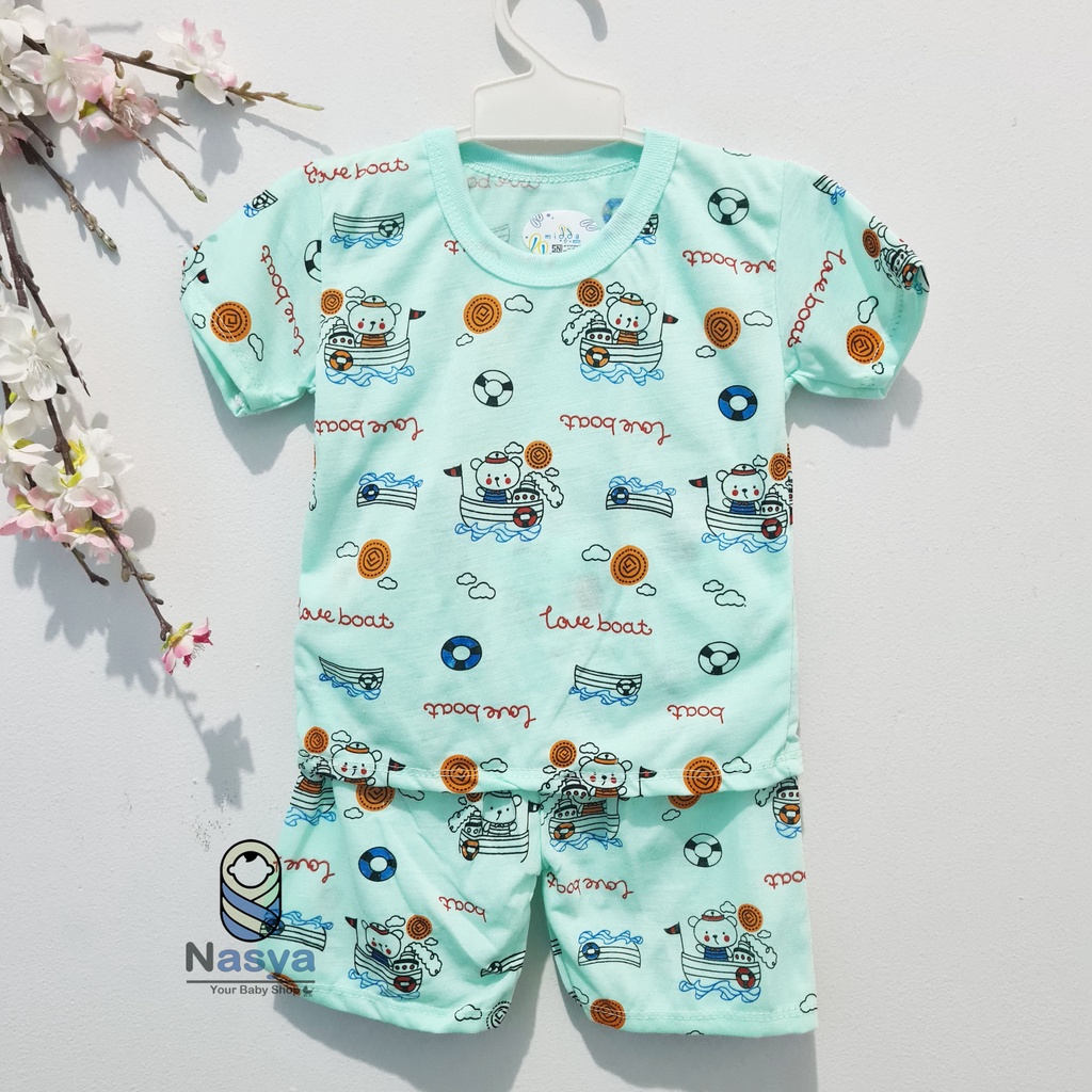 [J-007] Setelan Baju Bayi /Pakaian Laki Perempuan Unisex Murah (0-6 bulan)