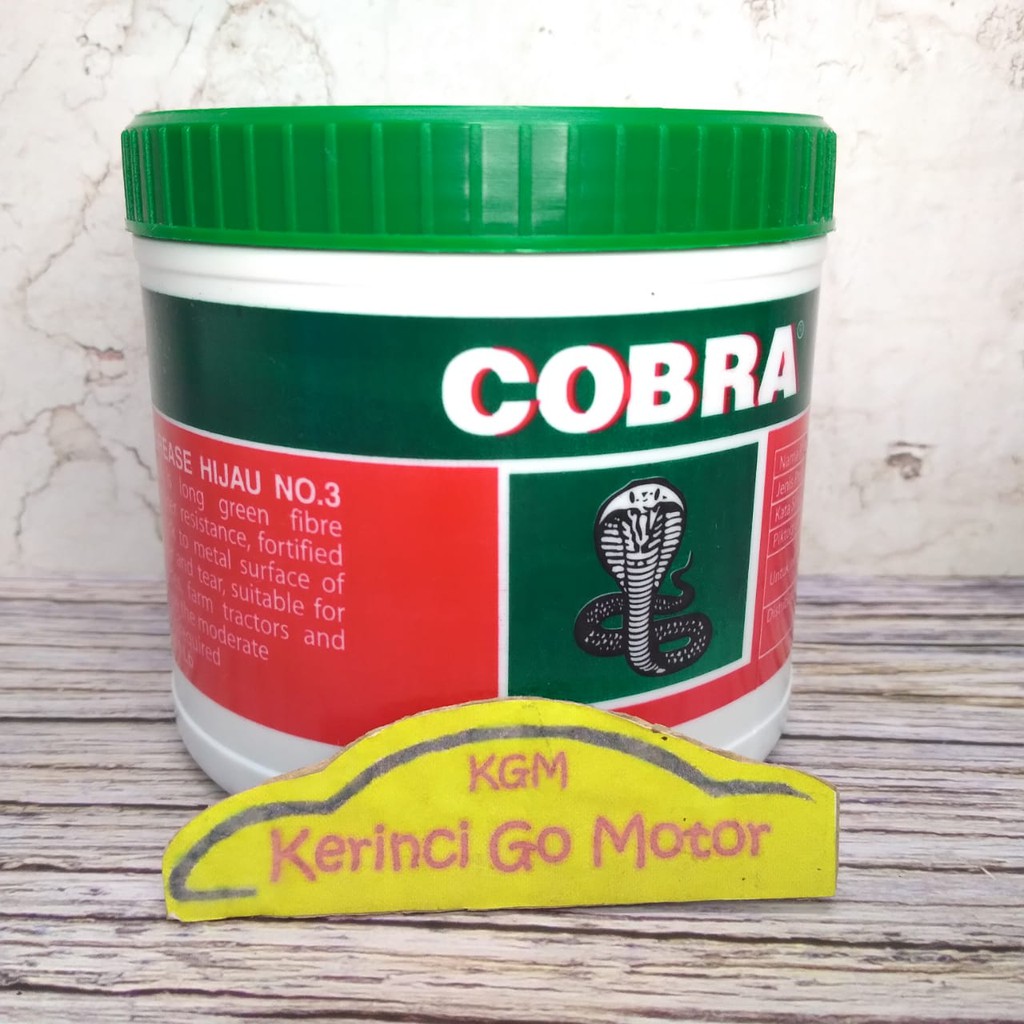 Cobra Chasis Grease Hijau No 3 1Lb - Gemuk Pelumas Cobra Hijau No 3