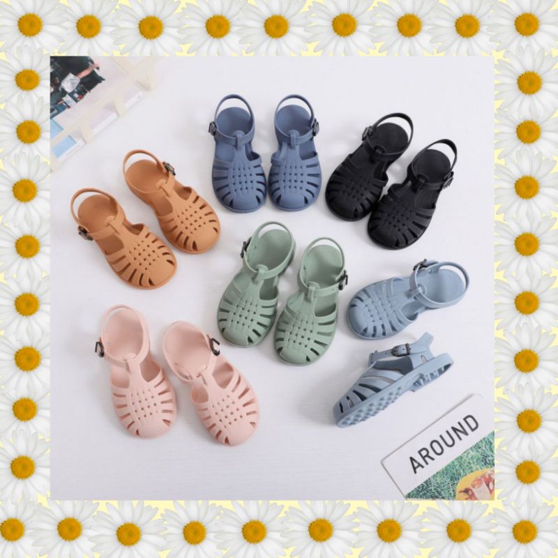 Meisha doff kids size 22-30/jelly shoes kids/sandal anak import/sandal anak karet/sandal sepatu anak jelly/jelly shoes kids/sepatu sandal slippers/sepatu sandal couple mom and kids