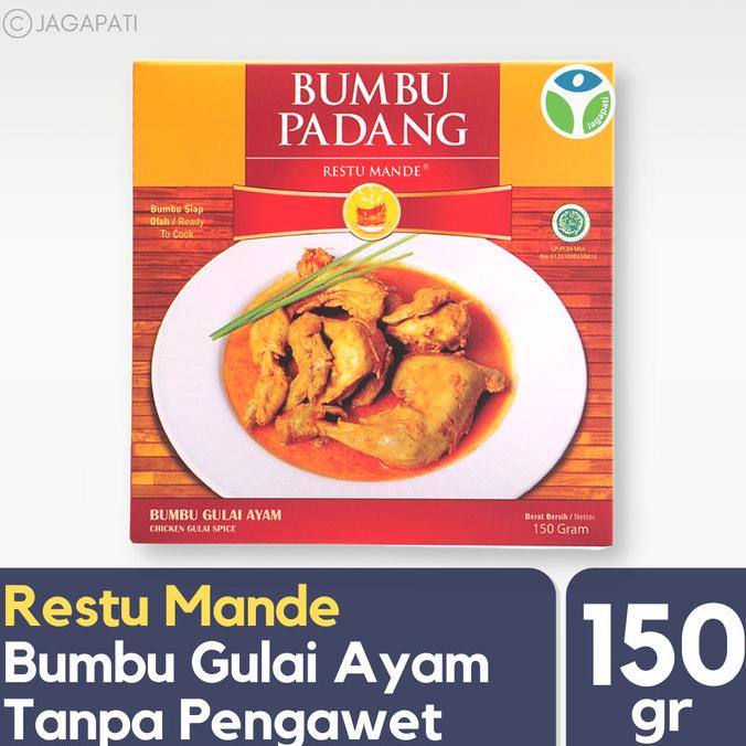 

[[COD]] Restu Mande - Bumbu Gulai Ayam - Bumbu Padang Instan - 150gr DISKON Kode 689