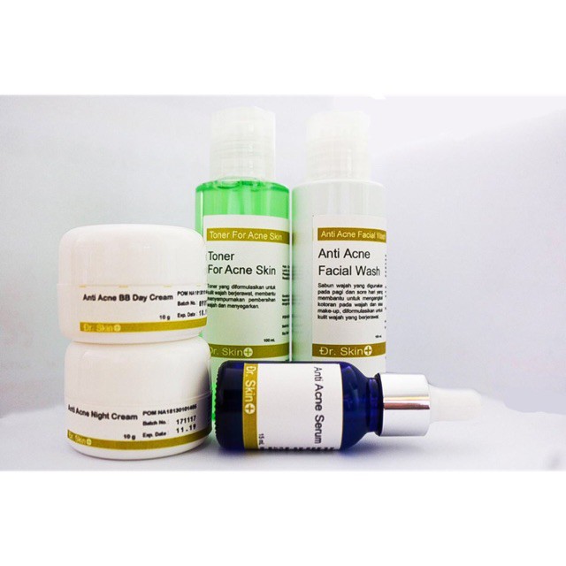 Paket Anti Acne Dr Skin + ( BPOM ASLI )