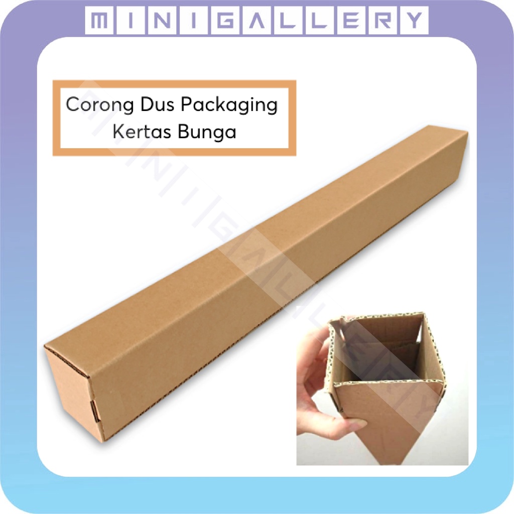 Dus Corong Bubble Wrap Untuk Packaging Kertas Bunga Kado Kardus Karton