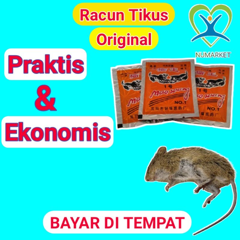 RACUN TIKUS AMPUH MATI DI TEMPAT ORIGINAL