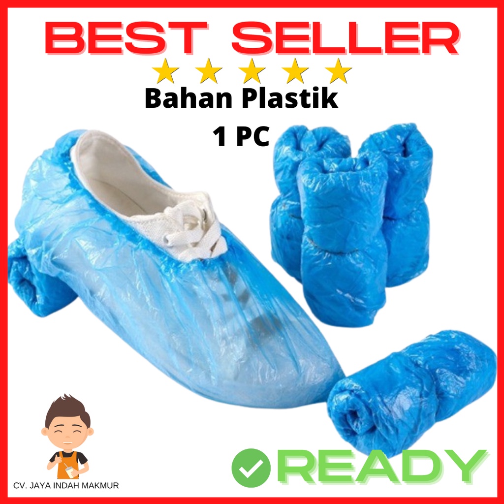 Cover Shoes Plastik Sarung Sepatu Disposable APD Shoe Cover