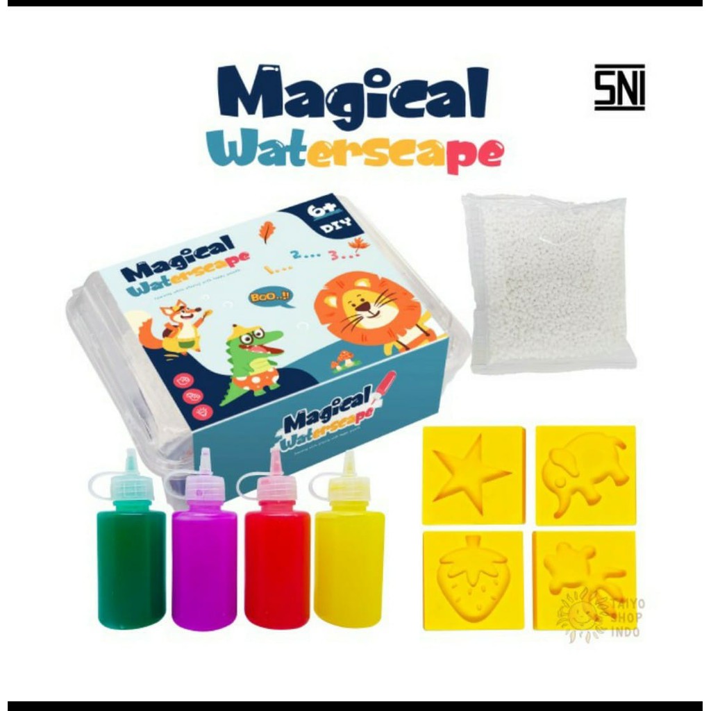 Mainan Anak Magical Waterscape DIY Edukasi Jelly Kreatif Warna