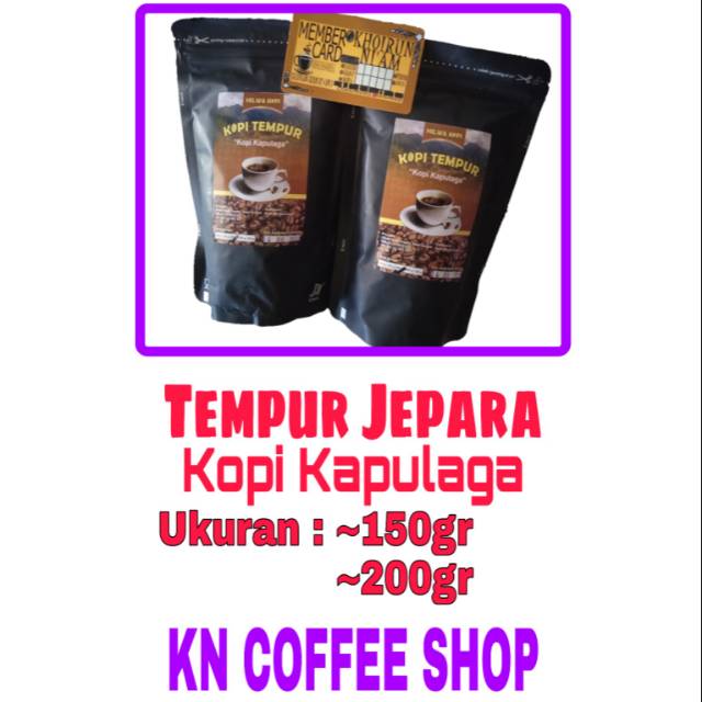 

#PROMO KOPI KAPULAGA TEMPUR JEPARA!!