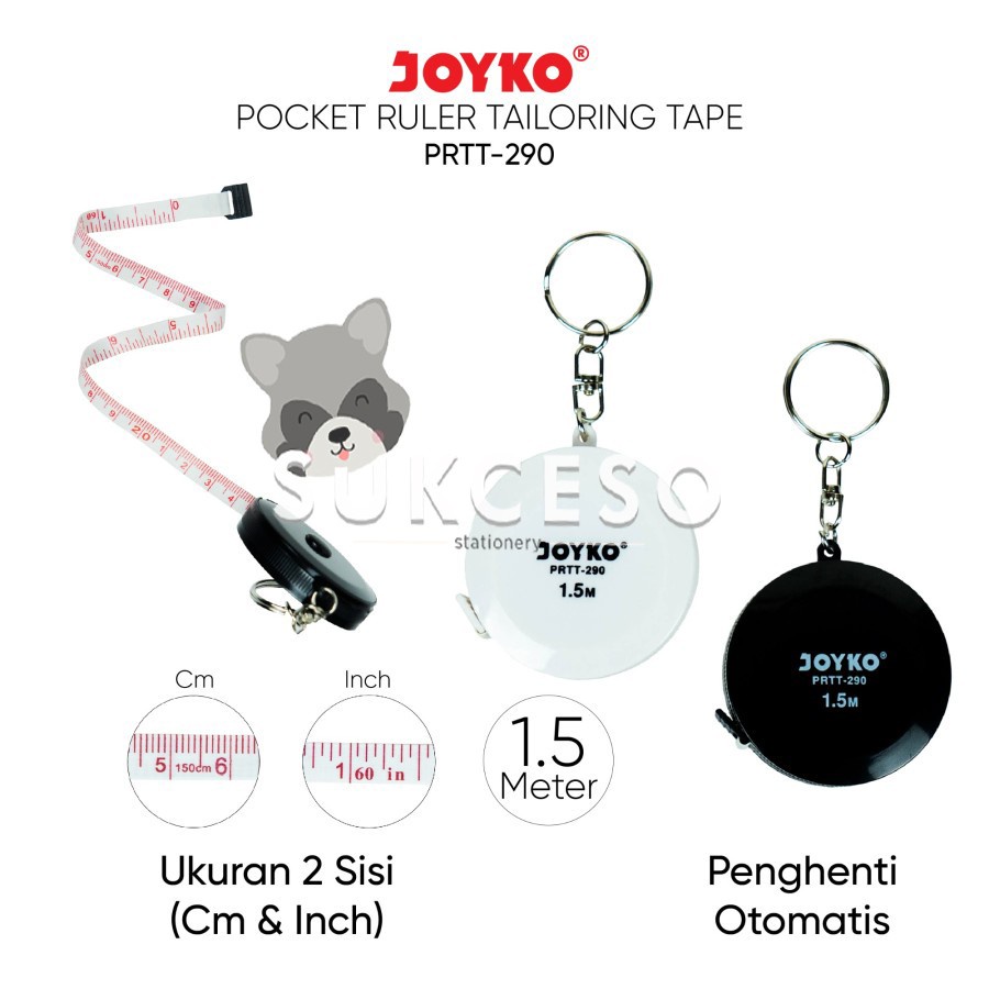 

Joyko Pocket Ruler PRTT-290 (Tailoring Tape)