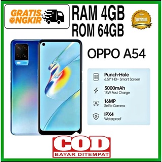 Hp oppo a54 ram 4 Rom 64GB Terbaru 2021 Garansi Resmi | Shopee Indonesia