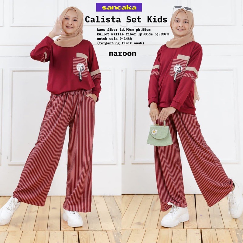 Calista Set Kids by sancaka // setelan anak