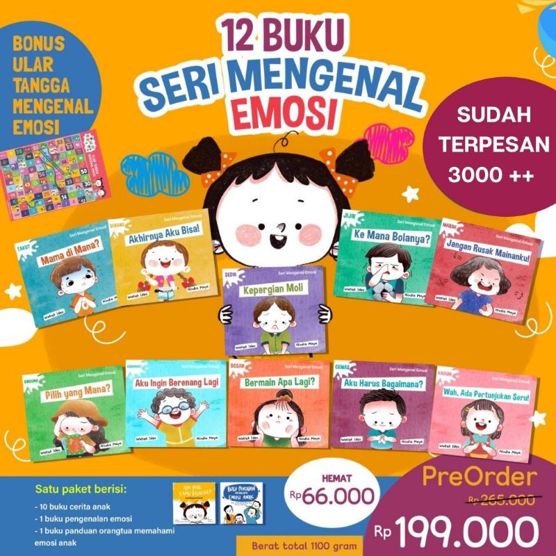12 BUKU SERI MENGENAL EMOSI