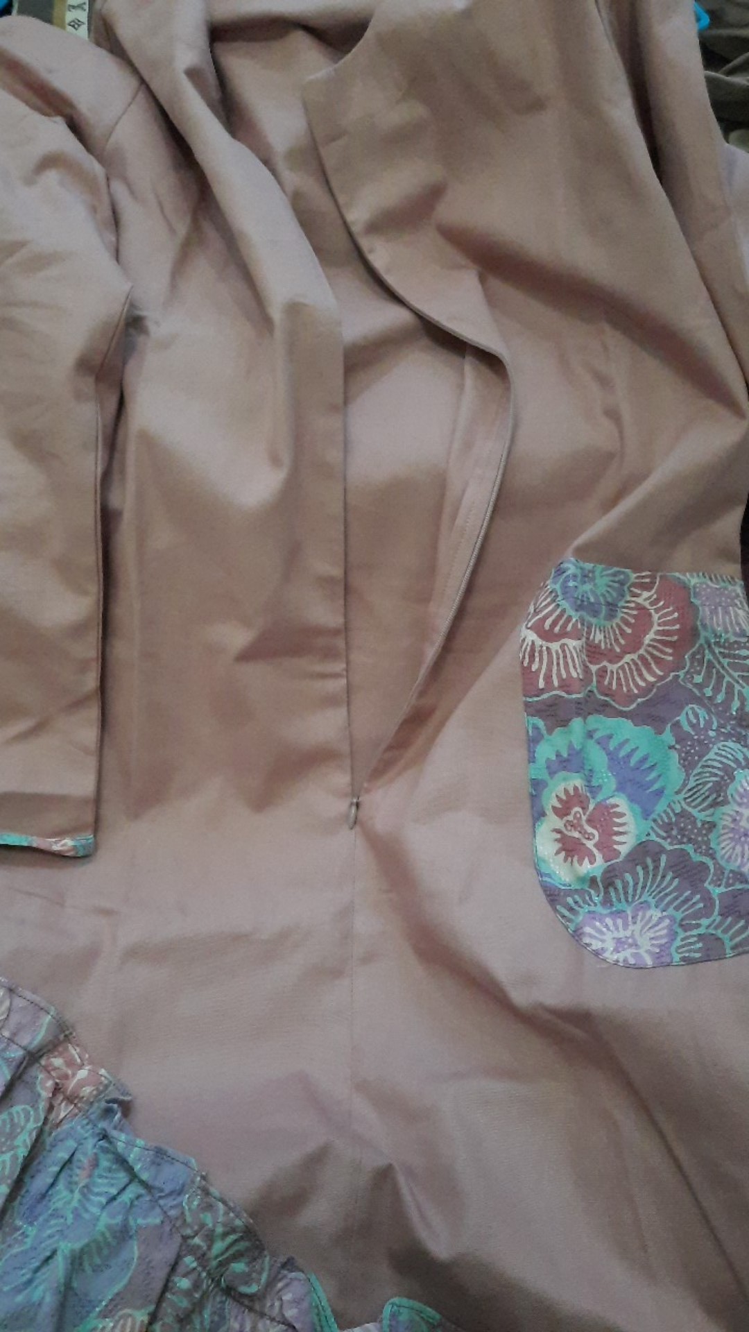 Dress/tunik Batik T2 Dustypink