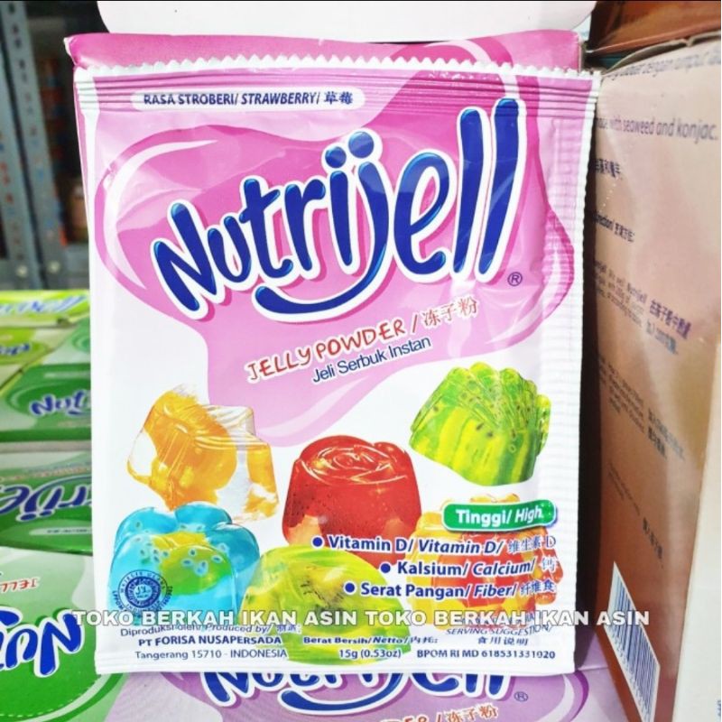 

Nutrijell Agar Agar STROBERI STRAWBERRY 1pc Jelly Powder Bubuk