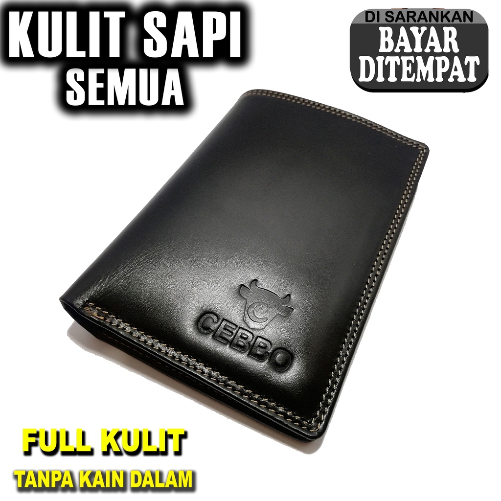 Dompet Kulit Tanpa Kain/Furing Di Dalamya FULL KULIT Sapi Jenis FULL UP