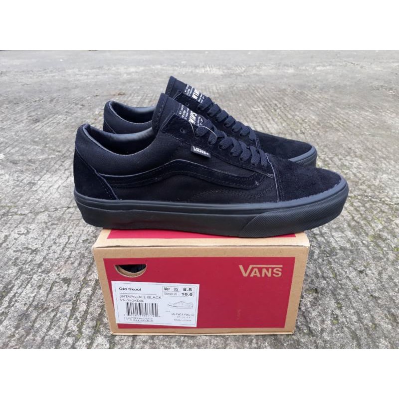 vans old skool all black original