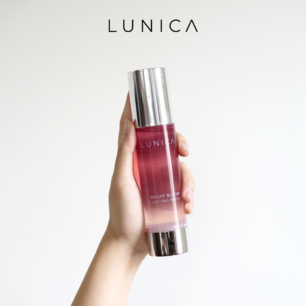 Toner Mencerahkan LUNICA Bright Bloom - C Lasting Radiant | Toner Pemutih Wajah Glowing Ampuh BPOM