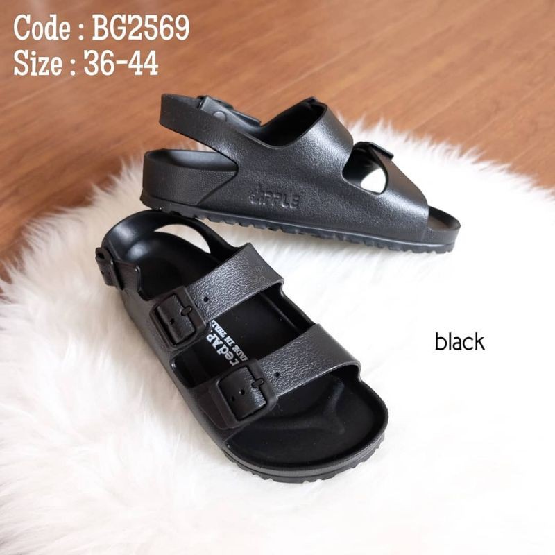 [Ready Stock SDA/SBY] Sepatu Sandal Double Strap Red Apple Original