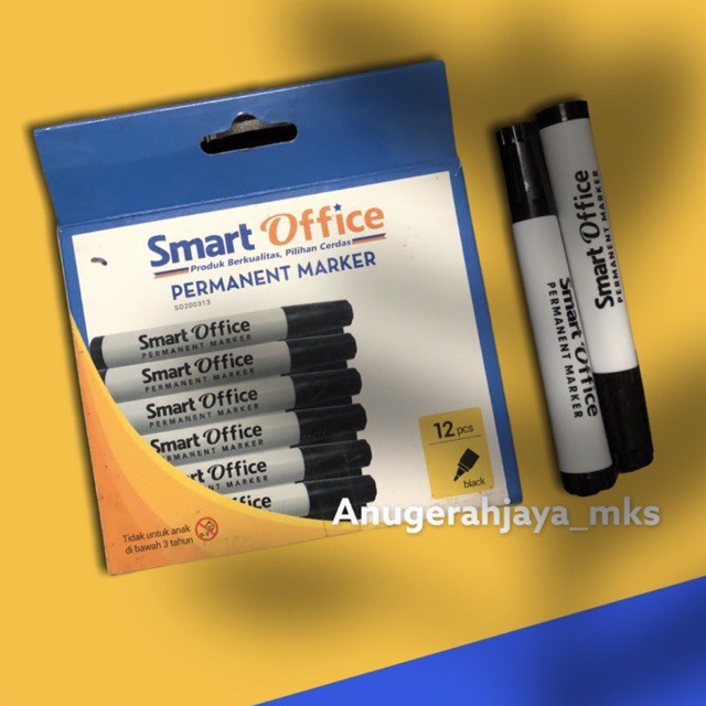 Spidol Permanent Marker / Spidol permanen warna hitam