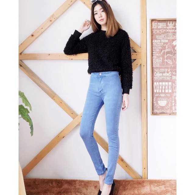 HW JEANS POLOS / HW JEANS / JEANS WANITA