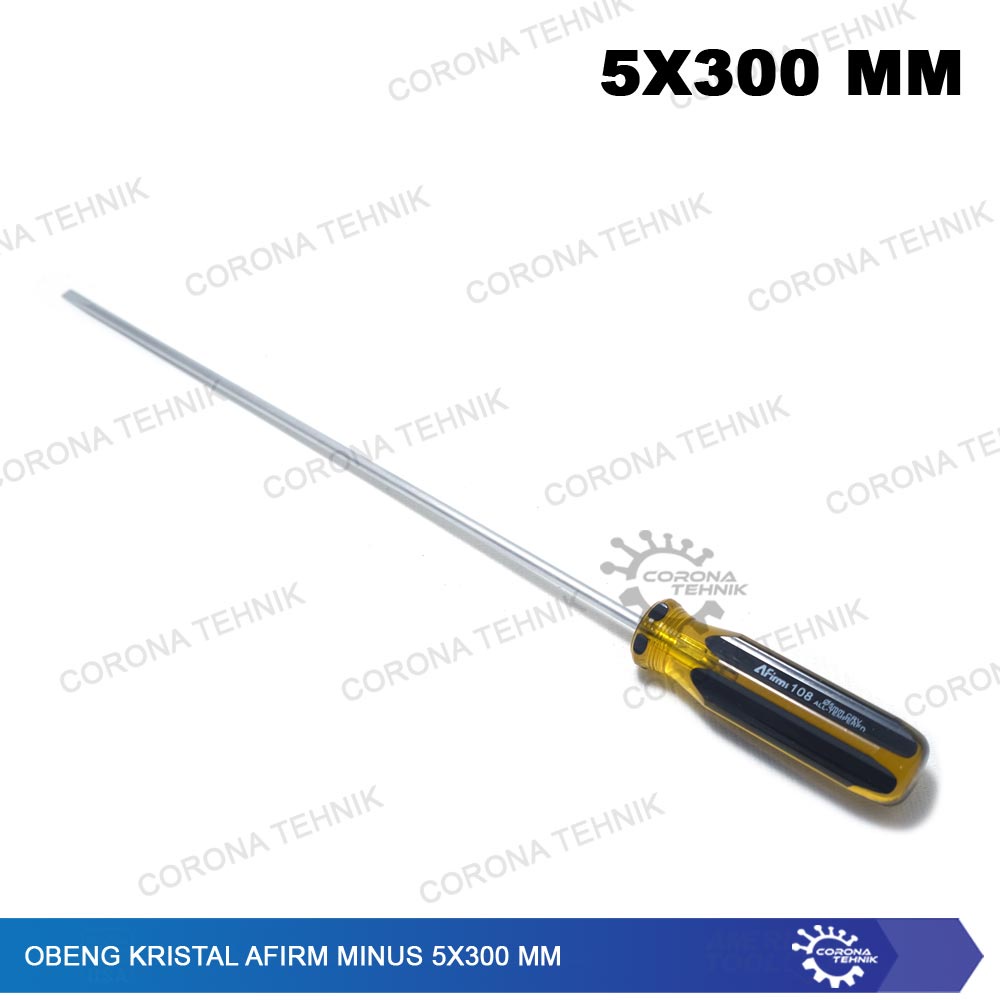 Kristal Afirm - Obeng Minus 5x300 mm