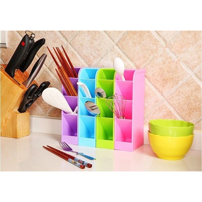

RAK MINI 4 SEKAT TEMPAT ALAT TULIS / MINI RACK TEMPAT SENDOK GUNTING KUALITAS SANGAT BAIK!!
