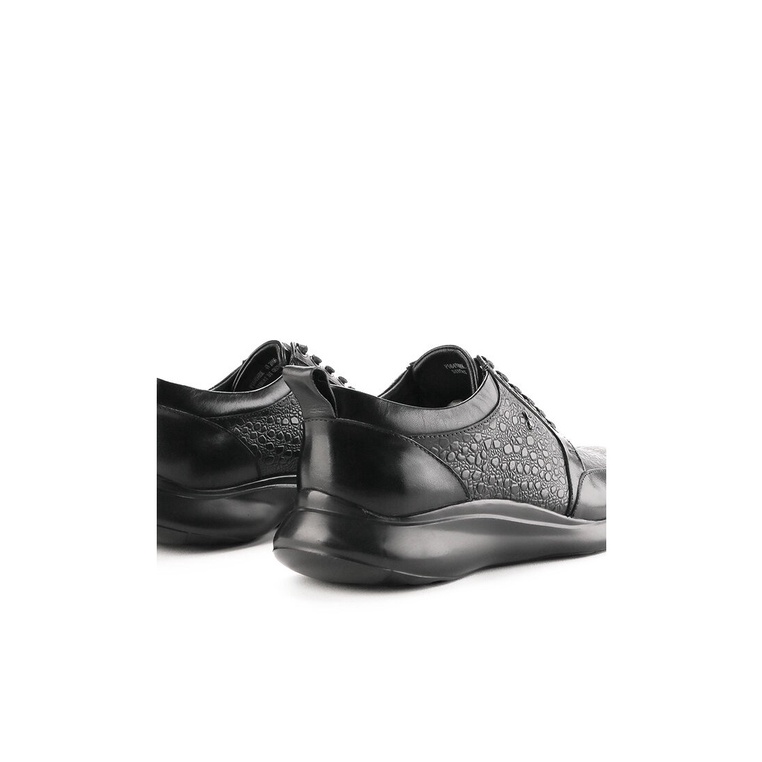 SEPATU SNEAKER PLAYBOY PRIA ORIGINAL KETS KERJA KANTOR BRANDED HITAM POLOS ALL FULL BLACK PL27