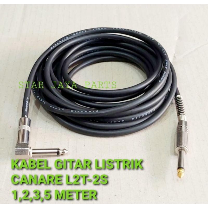 KABEL JEK GITAR LISTRIK JACK AKAI LULUS TO AKAI L STANDLIST CANARE L2T-2S