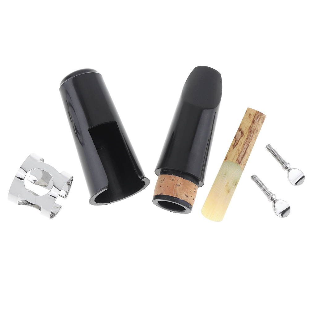 Set Mouthpiece Klarinet Bb Dengan Cap Reed Bahan Metal